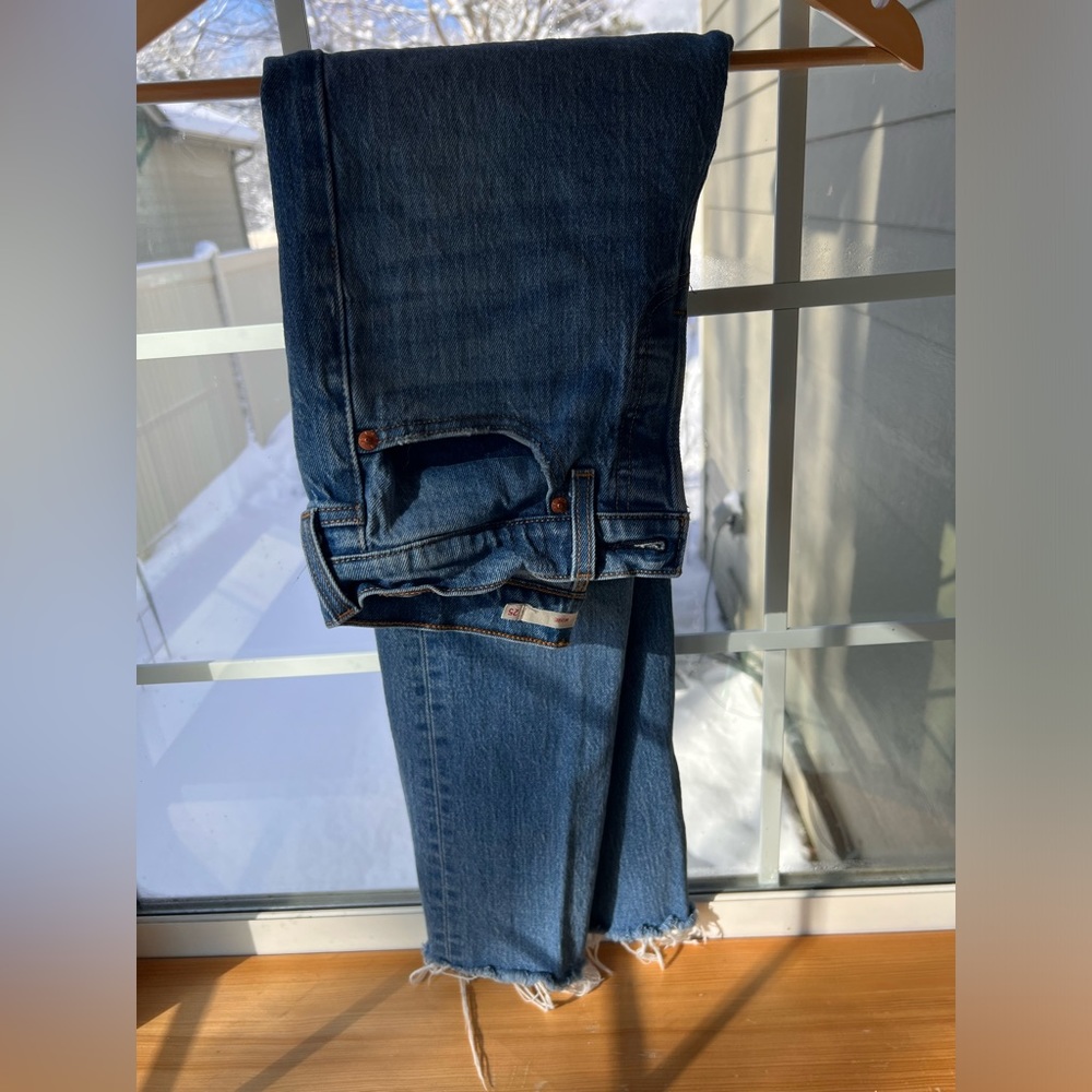 Levi’s, vintage distressed jeans